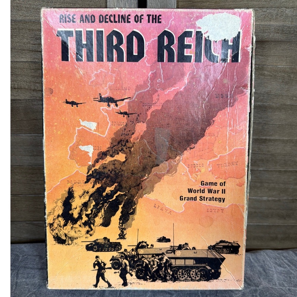 Rise and Decline of the Third Reich 1974 Avalon Hill WWII Grand Strategy Game